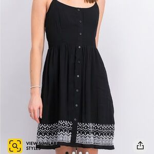 Market & Spruce embroidered hem dress